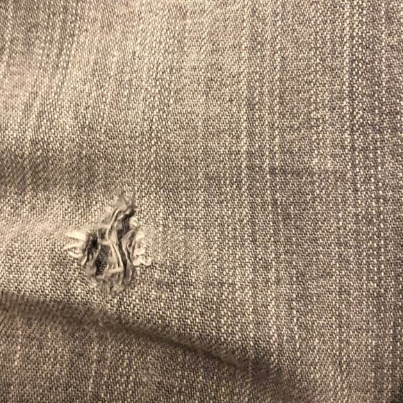 Decree Gray Super Skinny Distressed Denim Jeans Juniors Size 13 Comfy Grunge - Picture 5 of 8